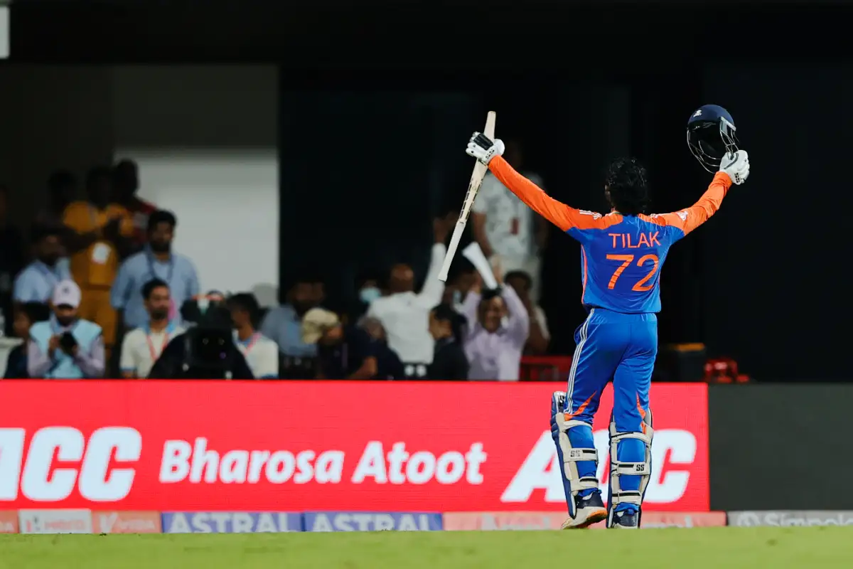 In an exciting match, Tilak Varma brings India home